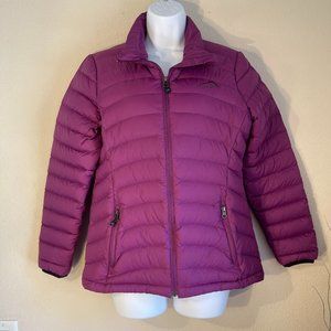 Polar Edge 90/10 Down nylon puffer, berry hiking outdoor adventure S